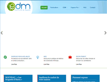 Tablet Screenshot of electricitedemayotte.com